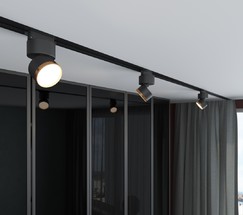 Impact чёрный матовый/золото 10W 4200K (85514/01) однофазный