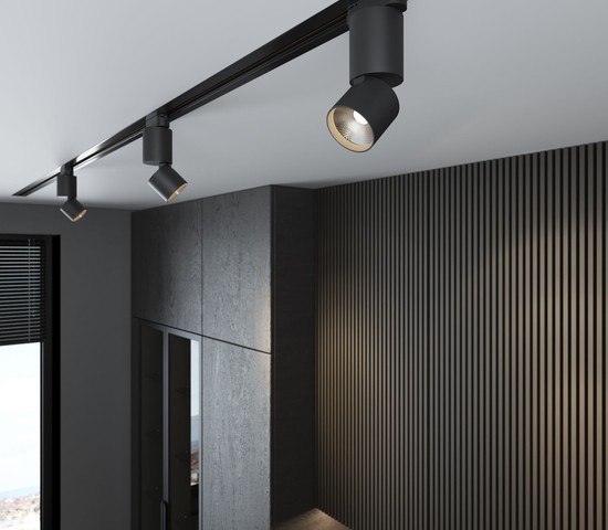 Sens чёрный матовый 10W 4200K (85047/01) однофазный