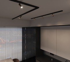 85071/01 Slim Magnetic Умный трековый светильник 5W 2700-6500K Dim Cantors (латунь)