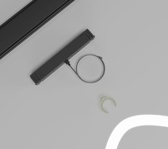 Slim Magnetic Коннектор для шинопровода черный Full light 85102/00