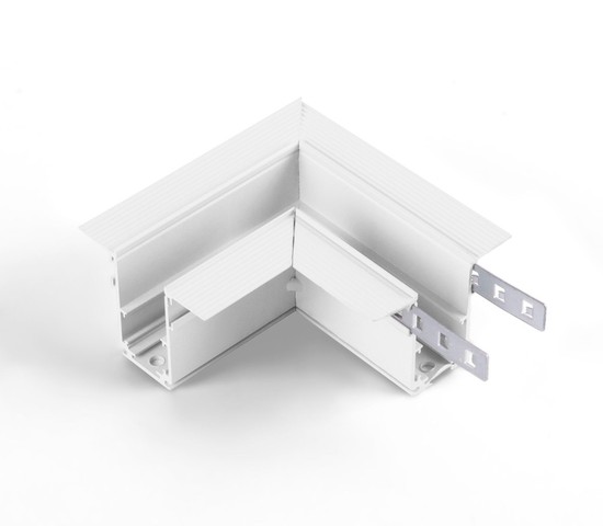 Slim Magnetic Коннектор угловой для встраиваемого шинопровода белый 85092/11