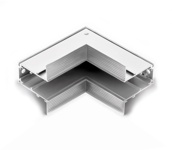 Slim Magnetic Коннектор угловой внутренний для встраиваемого шинопровода белый 85093/11