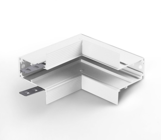 Slim Magnetic Коннектор угловой внутренний для встраиваемого шинопровода белый 85093/11