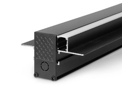 Slim Magnetic Шинопровод встраиваемый с местом под светодиодную ленту (чёрный) (2м) 85132/00