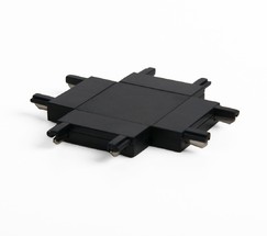 Flat Magnetic Четырёхсторонний соединитель для накладного шинопровода (чёрный) 85003/00