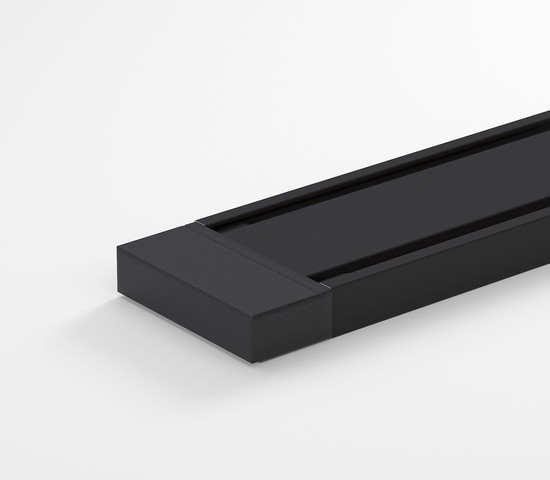 Flat Magnetic Шинопровод накладной (2м) чёрный 85129/00