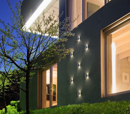 Универсальный уличный светильник 1632 TECHNO LED Taco алюминий