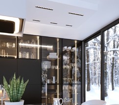 Точечный светильник 9922 LED 20W 4200K белый/черный