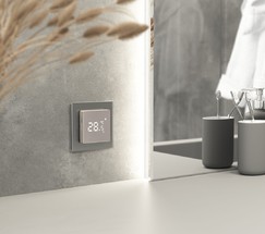 W1151217/ Умный сенсорный терморегулятор  для теплого пола (дымчатый)