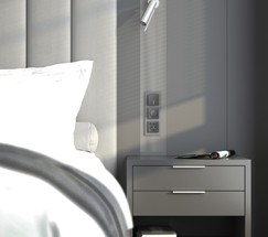 W0033106/ Рамка на 3 поста Senso (серебряный, стекло soft-touch)