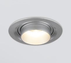 Точечный светильник 9920 LED 15W 4200K серебро