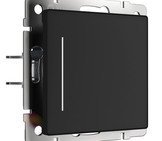 W4513008/ Умный сенсорный выключатель одноклавишный (черный)