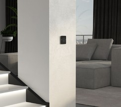 W0012448/ Рамка на 1 пост Elite (черный, стекло)