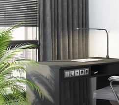 W1122065/ Выключатель двухклавишный проходной (серебряный матовый)