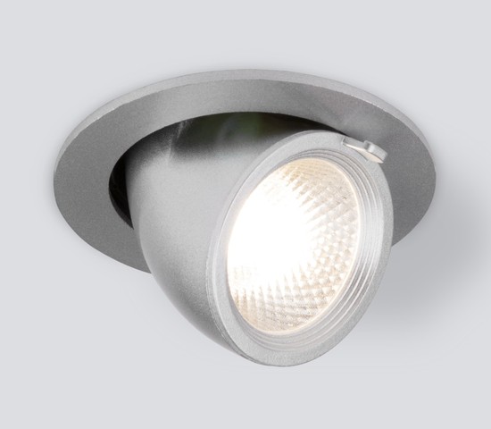 Точечный светильник 9918 LED 9W 4200K серебро