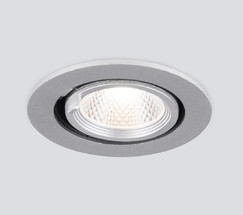 Точечный светильник 9918 LED 9W 4200K серебро