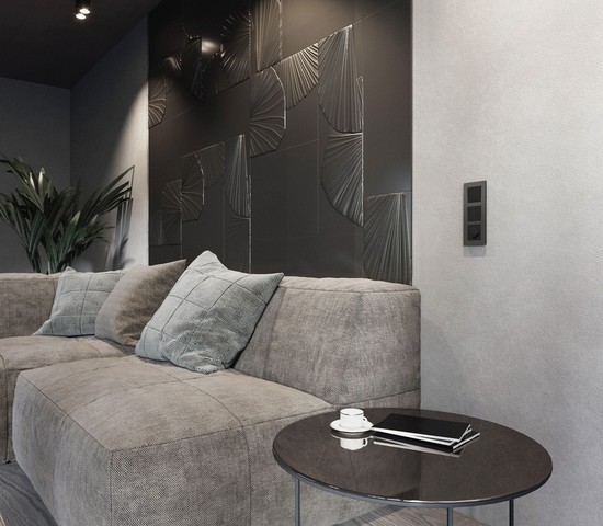 W0032963/ Рамка на 3 поста Slab (бронза матовый)