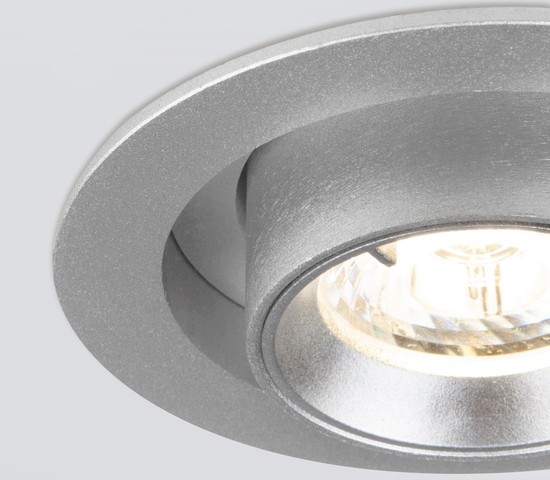 Точечный светильник 9917 LED 10W 4200K серебро