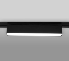 Трековый светильник X-Line черный матовый 10W 4200K (LTB53) однофазный