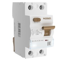 W912P256 / Устройство защитного отключения 1P+N 25 A 30 mА  АС  6 kА