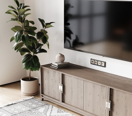 W1181162/ Розетка двойная Ethernet RJ-45 (айвори матовый)