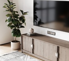 W1181162/ Розетка двойная Ethernet RJ-45 (айвори матовый)