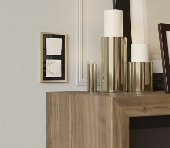 W1151162/ Терморегулятор электромеханический для теплого пола (айвори матовый)