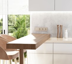 W0042743/ Рамка на 4 поста Acrylic (айвори)