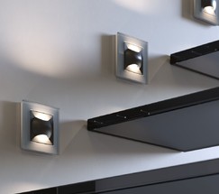 W1154508/ Встраиваемая LED подсветка МУН (черный матовый)