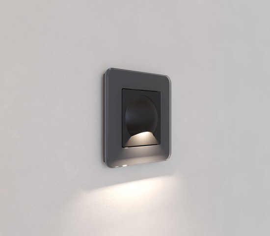 W1154408/ Встраиваемая LED подсветка МУН (черный матовый)