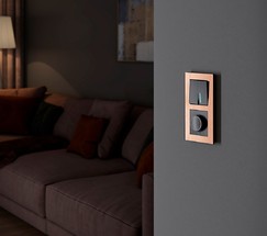 W0021712/ Рамка на 2 поста Aluminium (бронза)