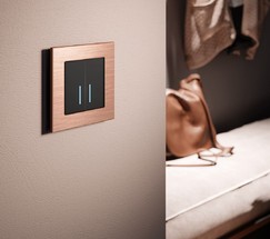 W0011712/ Рамка на 1 пост Aluminium (бронза)