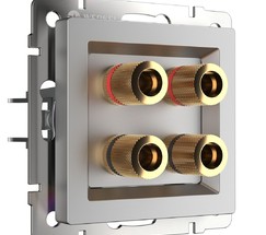 W1185006/ Акустическая розетка (серебряный)