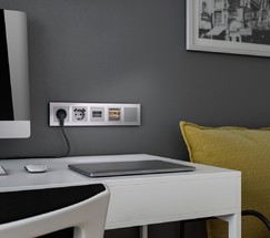 W1185006/ Акустическая розетка (серебряный)