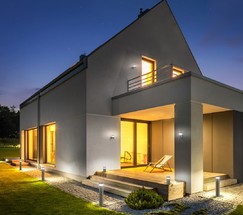 Универсальный уличный светильник 1532 TECHNO LED серый