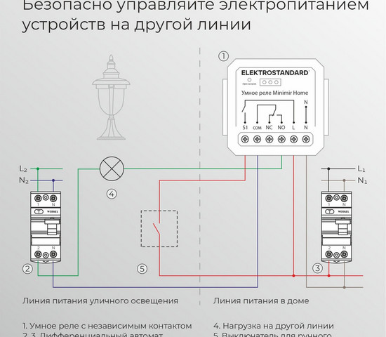 76010/00 реле Умный дом с независимым контактом