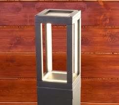 Универсальный уличный светильник 1529 TECHNO LED Frame серый