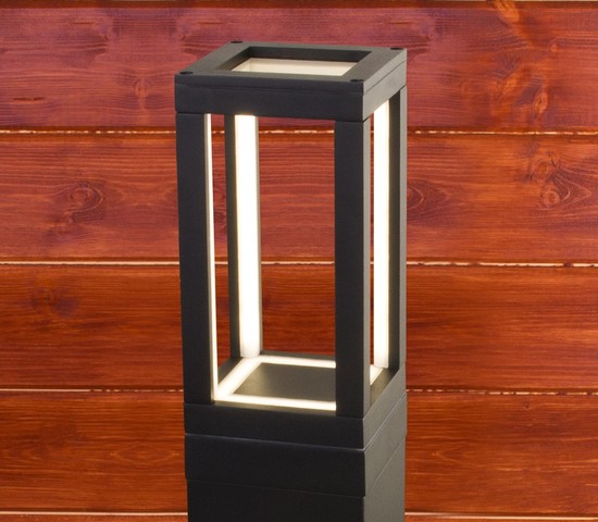 Универсальный уличный светильник 1529 TECHNO LED Frame чёрный