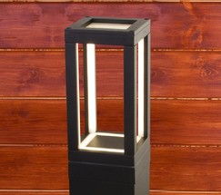 Универсальный уличный светильник 1529 TECHNO LED Frame чёрный