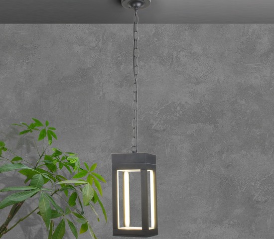 Универсальный уличный светильник 1528 TECHNO LED Frame серый