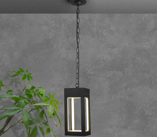 Универсальный уличный светильник 1528 TECHNO LED Frame чёрный