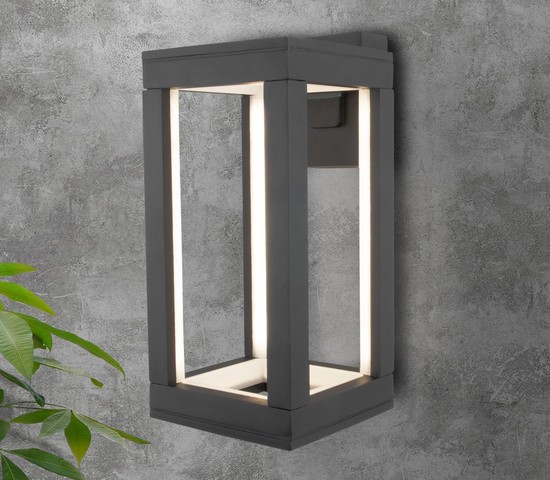 Универсальный уличный светильник 1527 TECHNO LED Frame серый
