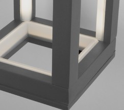 Универсальный уличный светильник 1527 TECHNO LED Frame серый