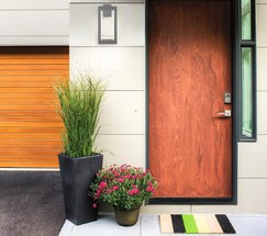 Универсальный уличный светильник 1527 TECHNO LED Frame серый