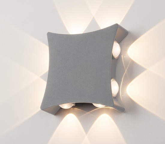 Универсальный уличный светильник 1631 TECHNO LED Серый