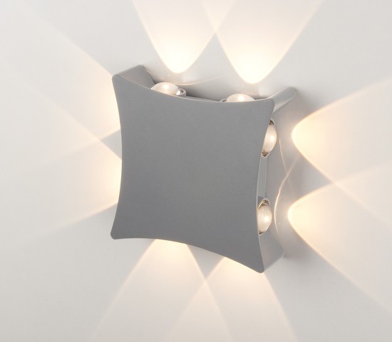 Универсальный уличный светильник 1631 TECHNO LED Серый