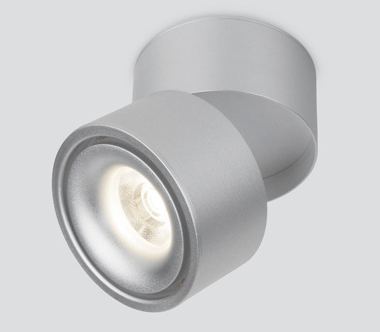 Точечный светильник DLR031 15W 4200K 3100 серебро матовый