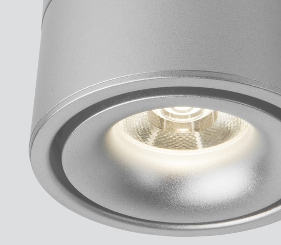 Точечный светильник DLR031 15W 4200K 3100 серебро матовый