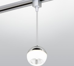 Коннектор для однофазного шинопровода серебро (TRLM-1-CH)