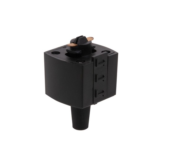Коннектор для однофазного шинопровода черный (TRLM-1-BK)